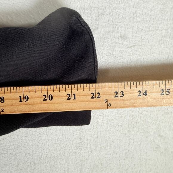 Coldwater Creek Womens Size P 10 Asymmetrical Zip Black Moto Jacket Edgy Modern - Picture 6 of 6